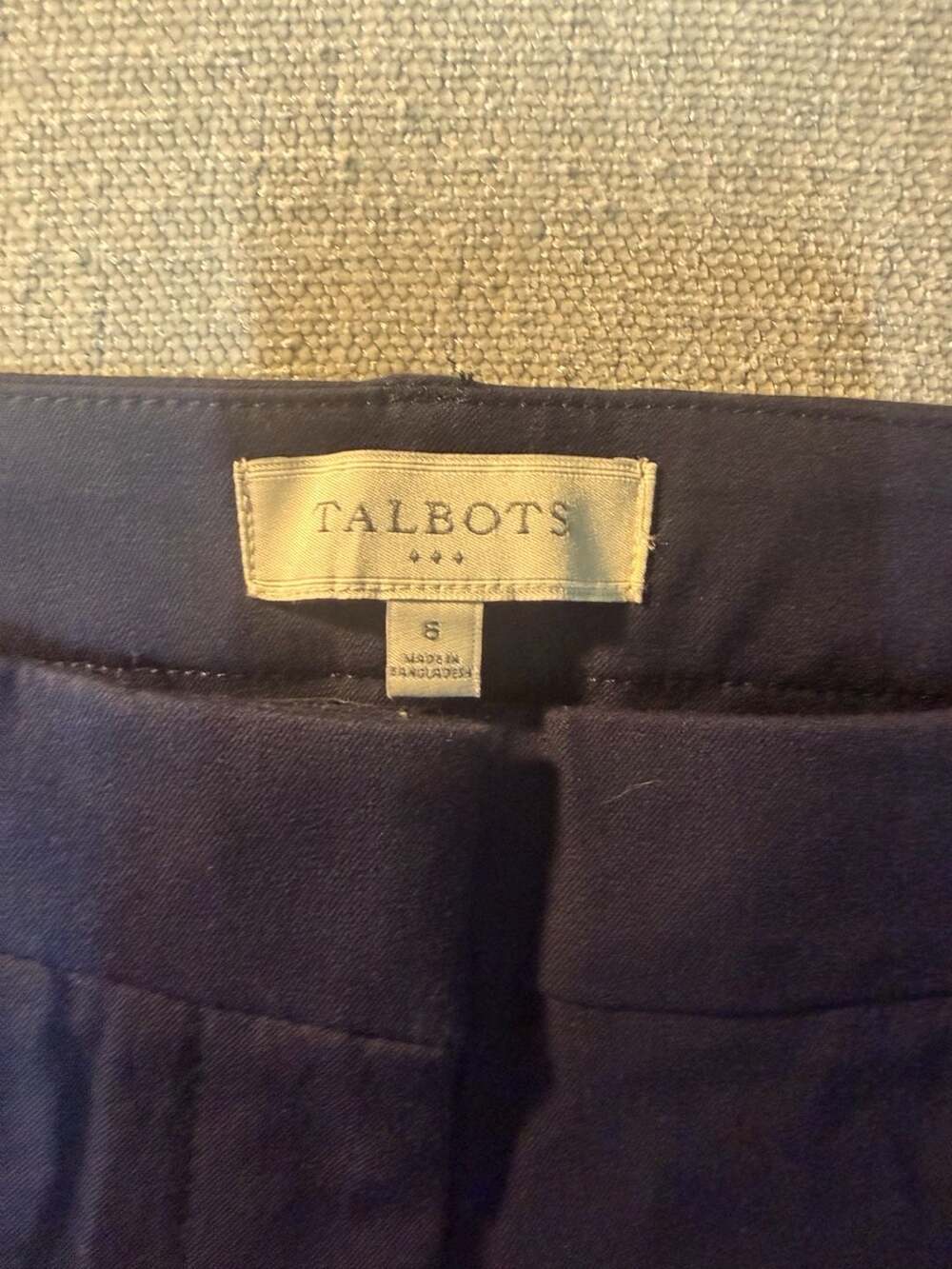 Talbots Curvy Fit Navy Blue Dress Pants - Picture 5 of 8